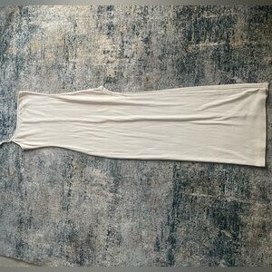 Cream colored maxi dress